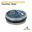 5,5mm H&N Field TargetTrophy Green 200 Kpl - Yläviistosta - 5,5 mm luodit - 4047058015033 - 9