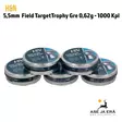 5,5mm H&N Field TargetTrophy Green 1000 Kpl - 5 rasiaa asetelma - 5,5 mm luodit - 4047058015033 - 12