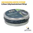 H&N Baracuda Hunter Extreme 6,35mm 1,84g ilmakivääriluoti 150 kpl - rasia sivusta - 6,35 mm luodit - 4047058019543 - 4