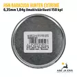 H&N Baracuda Hunter Extreme 6,35mm 1,84g ilmakivääriluoti 150 kpl - rasia takakansi EAN näkyvissä - 6,35 mm luodit - 4047058019543 - 5