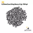 6,35mm JSB Exact King Heavy 2,2g Ilmakivääriluoti 150 kpl - 150 luotia - 6,35 mm luodit - 8594180450783 - 4