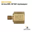 Best Fittings Air Arms MPR 1/8" BSP täyttöadapteri - Sivukuva - Adapterit ja liitäntäsarjat - 03A1MF03 - 3