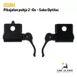Osuma pikajalan pohja Sako optilock 2-Osainen - Ylhäältä kiinnityssalpa avoinna - Pikajalat - 6430068624933 - 4