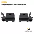 Osuma pikajalan pohja Sako optilock 2-Osainen - Edestäpäin - Pikajalat - 6430068624933 - 8