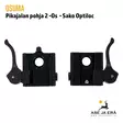 Osuma pikajalan pohja Sako optilock 2-Osainen - Alapuolelta - Pikajalat - 6430068624933 - 3