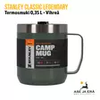 Stanley Classic Legendary Camp Mug 0,35 L, vihreä suoraan edestä - Termospullot ja termosmukit - 6939236373173 - 10