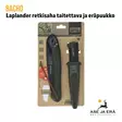 Bahco Laplander Retkisaha & LAP-KNIFE Eräpuukko -setti - Linkkuveitset, piilut ja sahat - 7311518216443 - 8