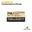 Sellier & Bellot 9mm Browning Court FMJ 6,0g pistoolinpatruuna - 9mm pistoolin patruunat - 8590690310333 - 5