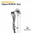 Mathews ARC 34 RH 70# 28,0" Black metsästys taljajousi - Yksityiskohta camista - Metsästysjousi - 8721431032973 - 3