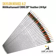 Skylon Novice 4.2 1300 28" feather 24 - Viuhka nuolia - Hiilikuitunuolet - 9227000023193 - 1