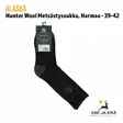Alaska Hunter Wool villasukat 39-42 harm - Sukat - 6438347035173 - 7