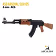 ASG AK-47 Arsenal SLR105 Airsoft kivääri -sähkökäyttöinen - vasemmalta etuviistosta - Kiväärit - 5707843032223 - 5