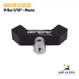 Avalon Classic V-Bar 5/16" musta - Yläviistosta - V-Barit - VBSAQT183 - 11