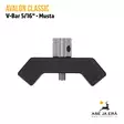 Avalon Classic V-Bar 5/16" musta - Takaapäin - V-Barit - VBSAQT183 - 9