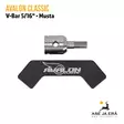 Avalon Classic V-Bar 5/16" musta - Pakkaussisältö - V-Barit - VBSAQT183 - 12
