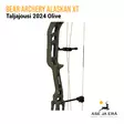 Bear Archery Alaskan XT taljajousi Olive - yksityiskohta kahva - Metsästysjousi - 754806381923 - 7