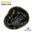 Diablo PASGT-kypärä Tactical Airsoft Helmet vihreä - Sisältä - Kypärät, maskit ja suojalasit - 6430034890553 - 8