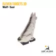 Eleven Targets 3D-taulu Istuva Susi - 3D-eläintaulut - 8717974181063 - 6