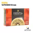 Federal Premium Buck 12/76 9,1mm haulikonpatruuna - Buckshot, yli 4mm - 029465001223 - 6