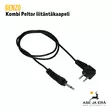 Genzo Kombi Peltor liitäntäkaapeli - Liitäntäkaapelit ja monofonit - 7333080016603 - 3