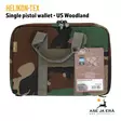 Helikon-Tex Single Pistol Wallet pistoolilaukku, US Woodland, myyntipakkaus EAN-koodi näkyvissä - Reput ja laukut - 5908218734913 - 6