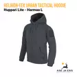 Helikon Urban Tactical Hoodie Lite FullZip, harmaa L - yleiskuva etuviistosta - Hupparit - 5908218737983 - 100