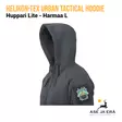 Helikon Urban Tactical Hoodie Lite, harmaa L - hupun yksityiskohta - Hupparit - 5908218737983 - 103