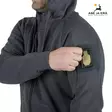 Helikon Urban Tactical Hoodie Lite, harmaa - käyttökuva hihataskusta - Hupparit - 5908218737983 - 202