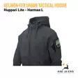 Helikon Urban Tactical Hoodie Lite, harmaa L - huppu edestä - Hupparit - 5908218737983 - 107