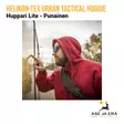 Helikon Urban Tactical Hoodie Lite, punainen - kontekstikuva tutkii junareittejä kartalta - Hupparit - 5908218737983 - 125