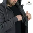 Helikon Urban Tactical Hoodie Lite, harmaa - käyttökuva sisätaskusta - Hupparit - 5908218737983 - 203
