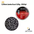 5,50 mm JSB Jumbo Exact 1,03g 250kpl - Rasia avoinna - 5,5 mm luodit - 8594180450523 - 7