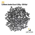 5,50 mm JSB Jumbo Exact 1,03g 250kpl - Lajitelma luoteja - 5,5 mm luodit - 8594180450523 - 8