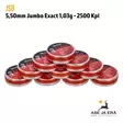 5,50 mm JSB Jumbo Exact 1,03g 2500kpl - 10 rasiaa pyramiidissa - 5,5 mm luodit - 8594180450523 - 12