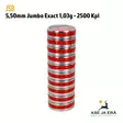 5,50 mm JSB Jumbo Exact 1,03g 2500kpl - 10 rasiaa yhdessä pinossa - 5,5 mm luodit - 8594180450523 - 13