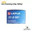 Lapua Pistol King 22LR 2,59g pienoispistoolipatruuna - 22 LR patruunat - 4023045421643 - 10