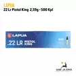 Lapua Pistol King 22LR 2,59g pienoispistoolipatruuna - 22 LR patruunat - 4023045421643 - 9