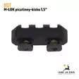 MDT M-Lok Picatinny-kisko 1,5" - Bipod adapterit - 709951103203 - 4