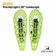 Morpho Trim Alp Light L 30" lumikengät - molemmat kengät alhaalta, pohjakuvio näkyvissä - Pohjalliset ja kenkätarvikkeet - 3760027260883 - 7