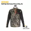 Niteforce Half Zip Tech Camo Polo vetoketjulla XL, edestä - T-paidat - 6430061582773 - 2