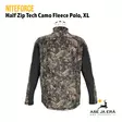 Niteforce Half Zip Tech Camo Polo vetoketjulla XL, takaa - T-paidat - 6430061582773 - 3