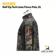 Niteforce Half Zip Tech Camo Polo vetoketjulla XL, sivusta - T-paidat - 6430061582773 - 5