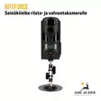 NITEforce Seinäkiinike riista- ja valvontakameralle - Yleiskuva kamera kiinnitettynä - Tarvikkeet riistakameroihin - 6430061581783 - 6