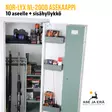 Nor-Lyx NL-2000 asekaappi + sisähyllykkö - Asekaappi 1-10 aseelle - 293223 - 4