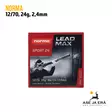Norma Lead Max Sport 24g 12/70 Trap No 7,5 2,4mm haulikon patruuna - Haulikon ratapatruunat - 8436587335983 - 24