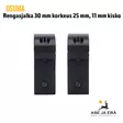 Osuma 30mm rengasjalka 11mm kiskoon - Rengas- ja yksiosaiset kiikarinjalat - 6430068620843 - 5