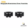 Osuma 30mm rengasjalka 11mm kiskoon - Rengas- ja yksiosaiset kiikarinjalat - 6430068620843 - 6