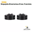 Osuma 30mm rengasjalka 11mm kiskoon - Rengas- ja yksiosaiset kiikarinjalat - 6430068620843 - 7
