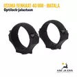 Osuma kiikarinrenkaat 40 mm Optilock-jalustaan matala - 40mm kiikarinrenkaat - 6430068623493 - 2