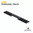 Osuma Tikka T1x Picatinny kisko matala - Kiskot, kiilat, palat ja muut jalustat - 6430068624483 - 3